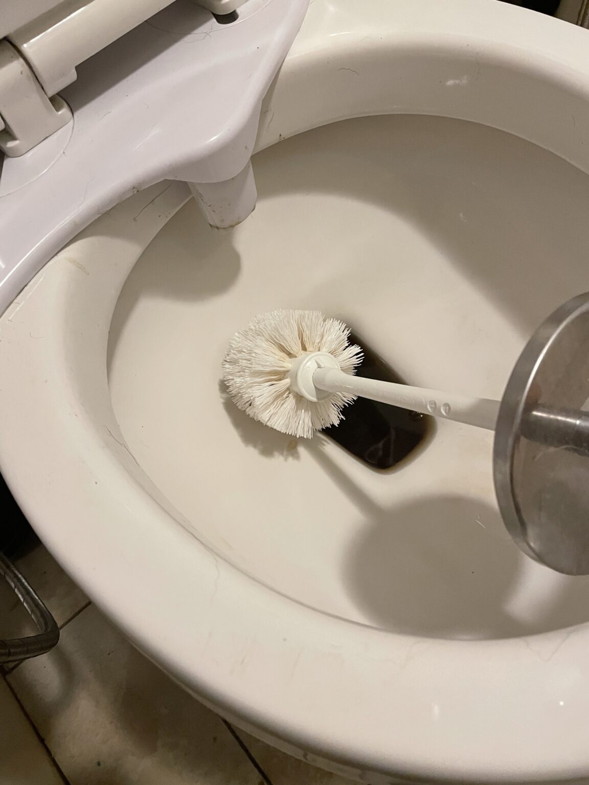 Get Rid of Hard Water Stains and Limescale on Your Toilet with Coke Lockdown Loo