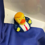 Donald trump rubber duck.