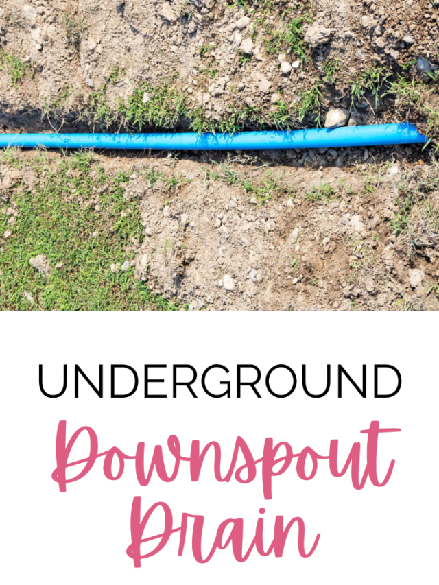 Underground Downspout Drain (A Beginners Guide) Lockdown Loo