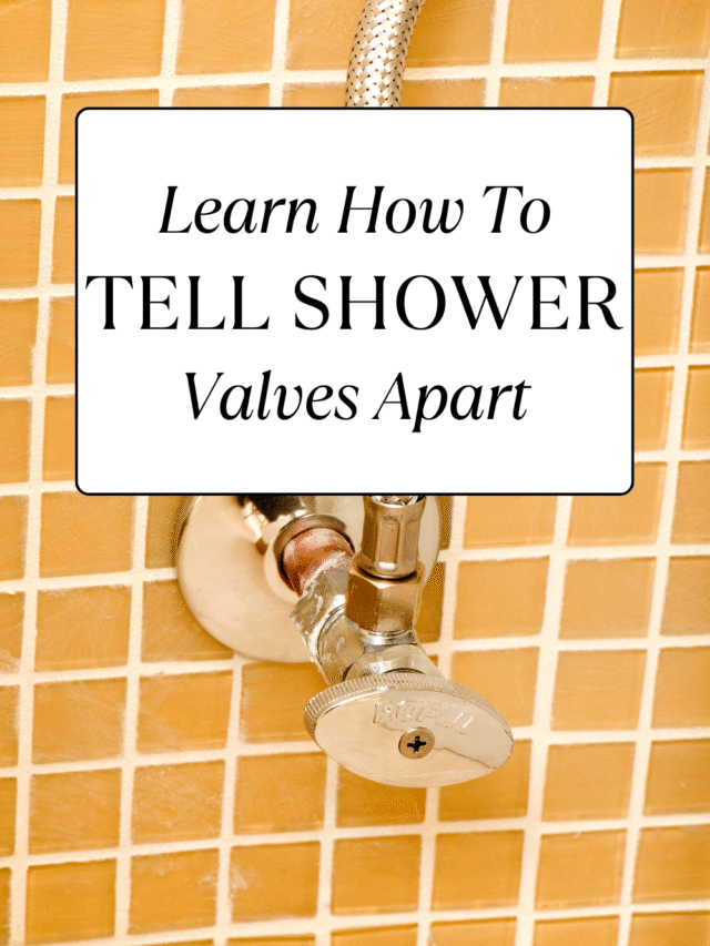 Learn How To Tell Shower Valves Apart