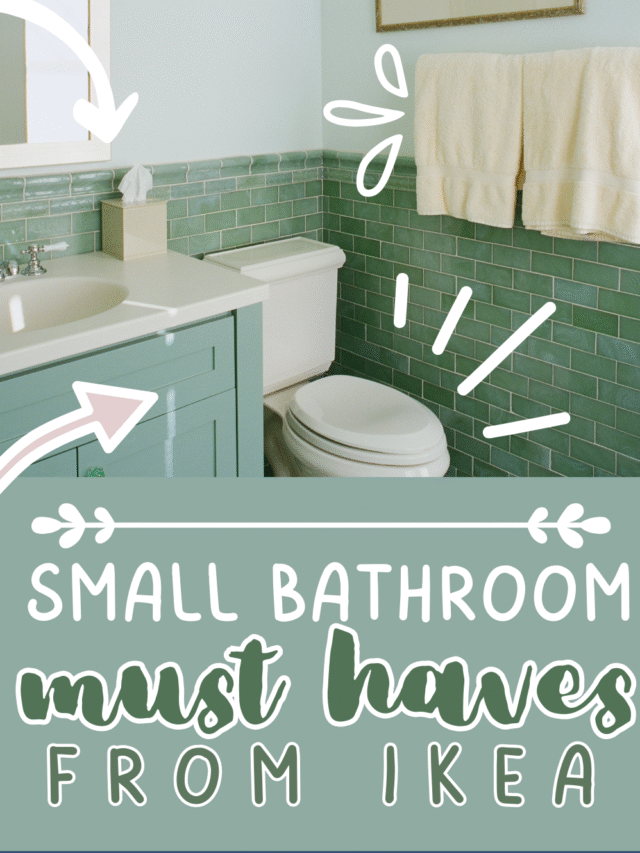Small Bathroom Must Haves from IKEA